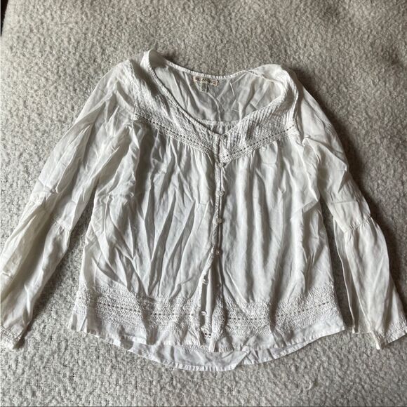 Billabong medium white blouse - Picture 1 of 10